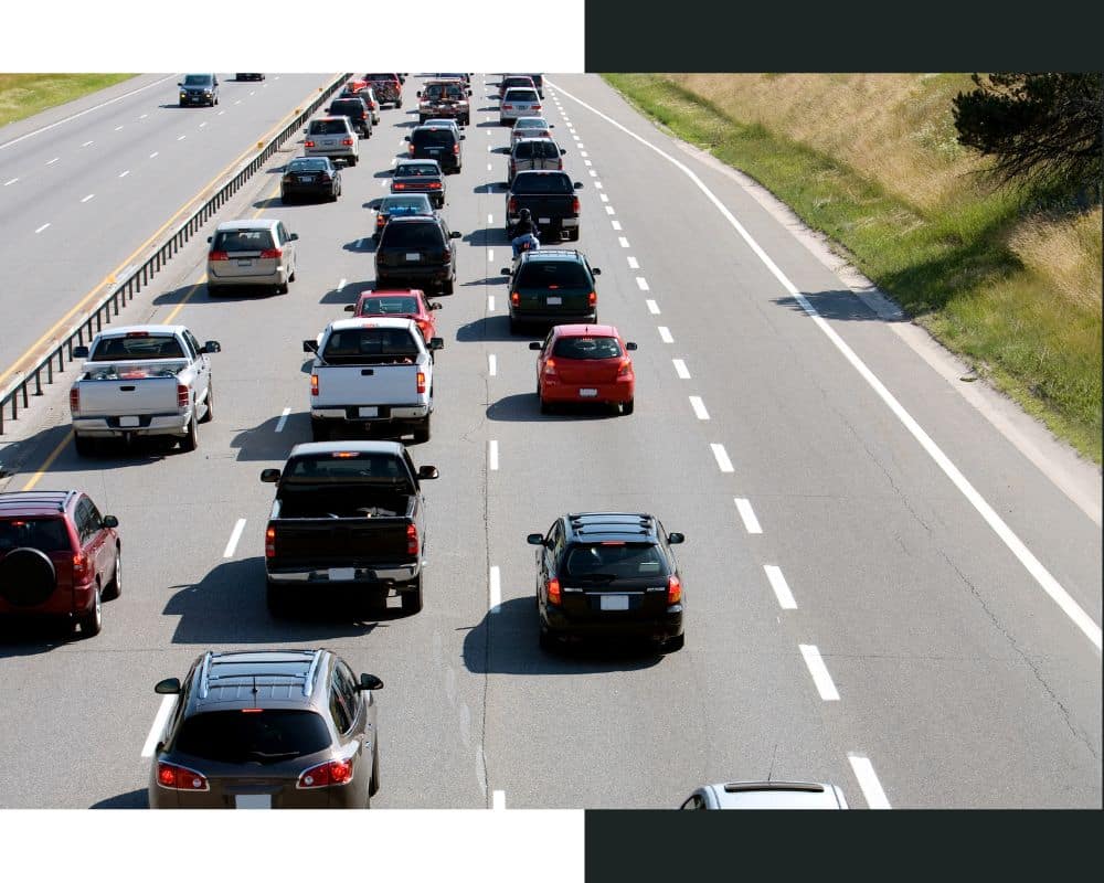 stop and go traffic